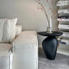 Modern creative pebble outdoor furniture side table