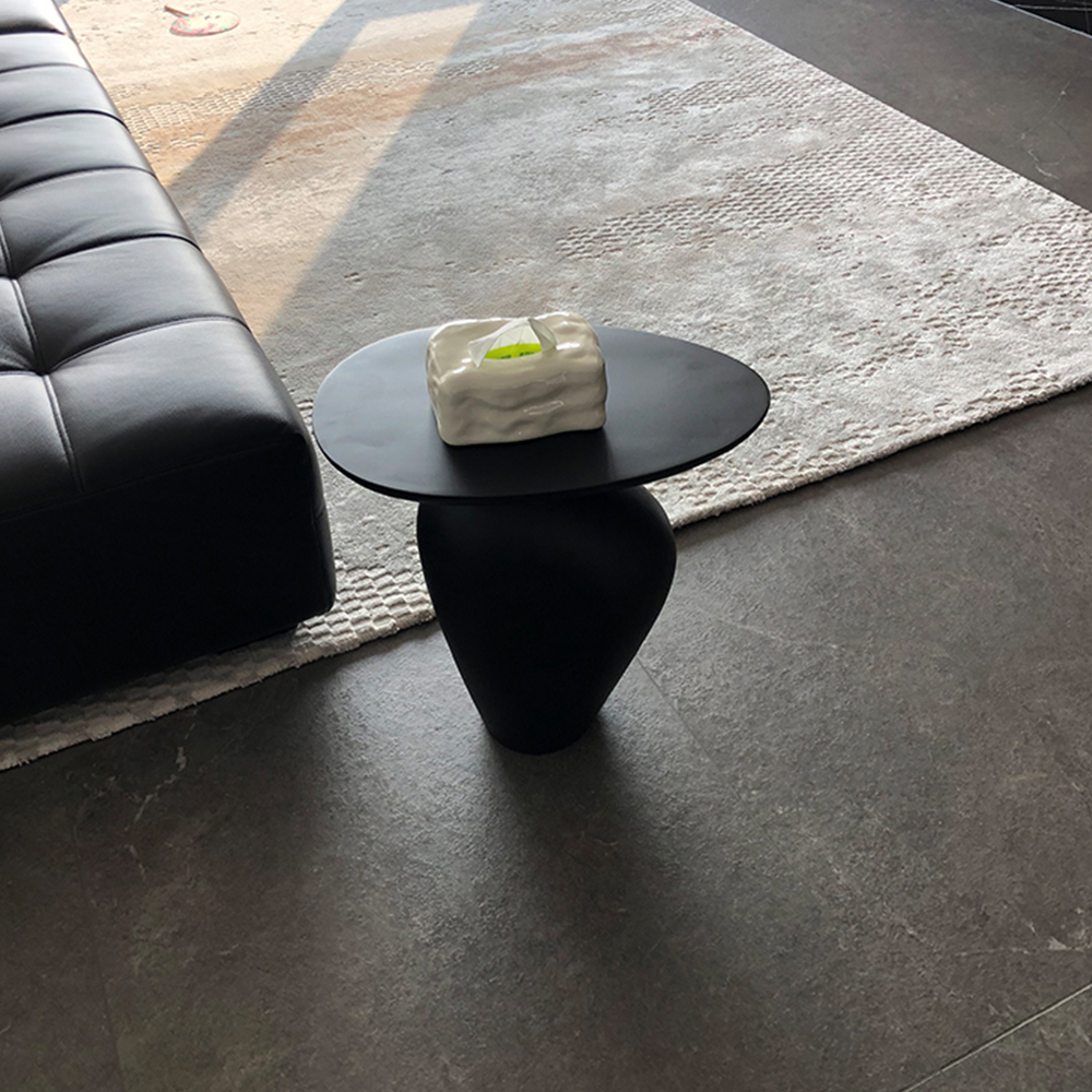 Modern creative pebble outdoor furniture side table