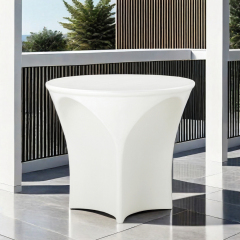Creative outdoor corner coffee table with unique artistic shape
