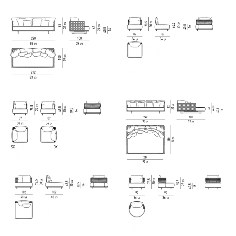 Versatile Outdoor Modular Sofa Set for Ultimate Relaxation