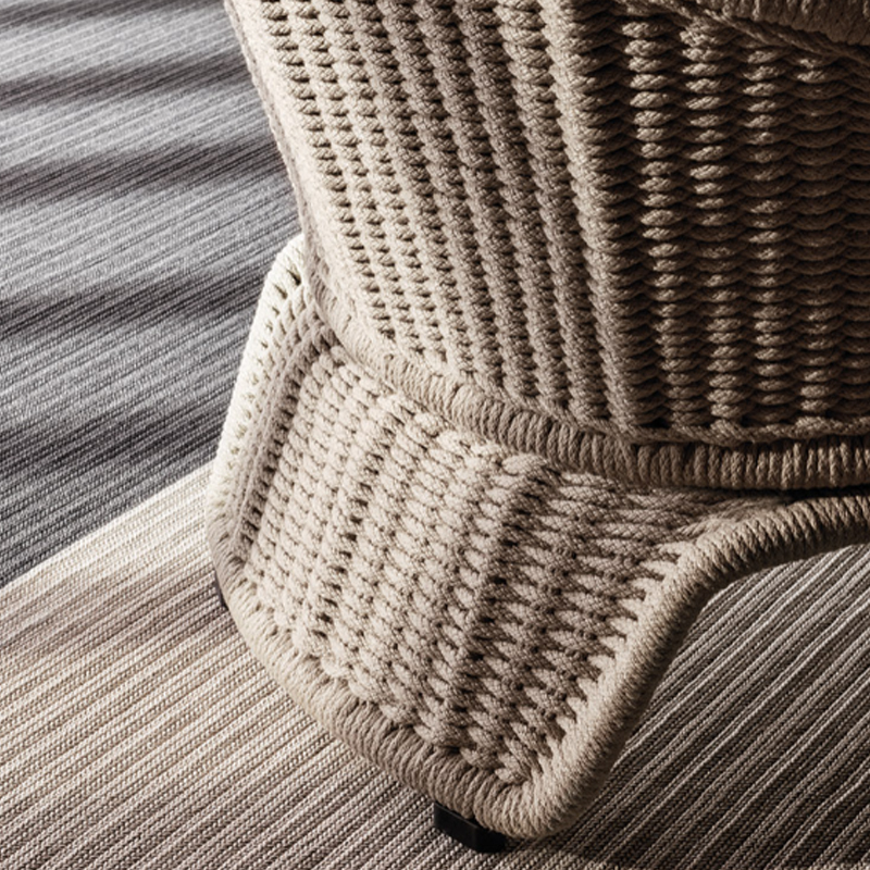 Waterproof Rattan Loveseat for Outdoor Elegance