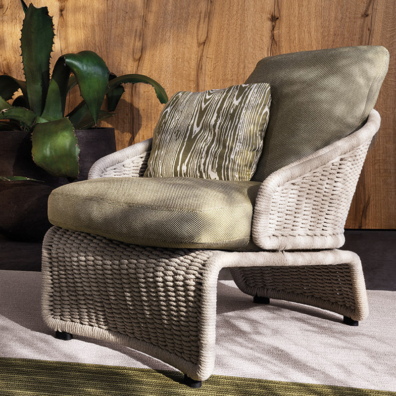 Waterproof Rattan Loveseat for Outdoor Elegance
