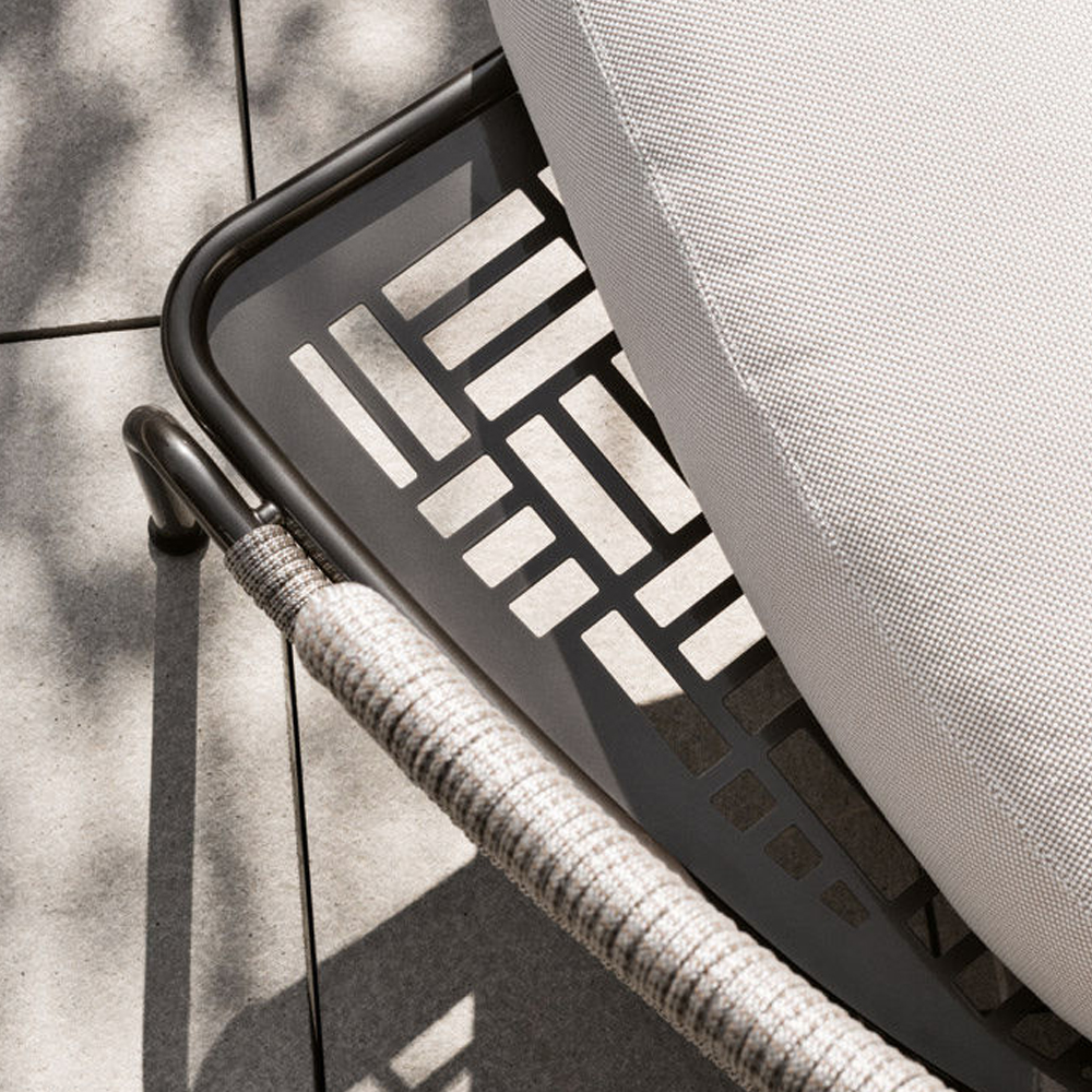 Waterproof Outdoor Lounge Chair with Ottoman