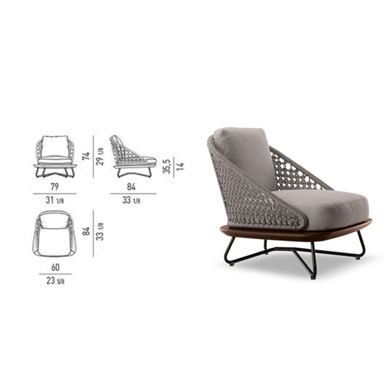 Stylish Outdoor Single Lounge Chair for Ultimate Comfort