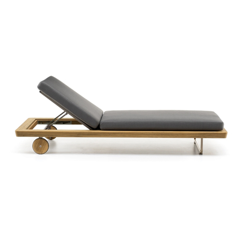 Adjustable Waterproof Fabric Poolside Lounge Chair