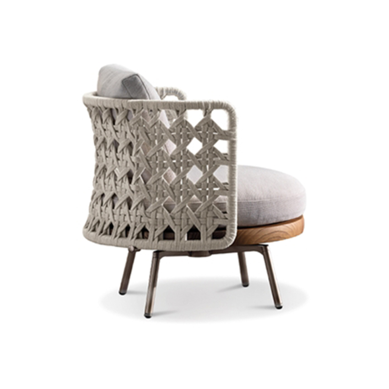 Waterproof Fabric Low Lounge Chair for Outdoor Comfort