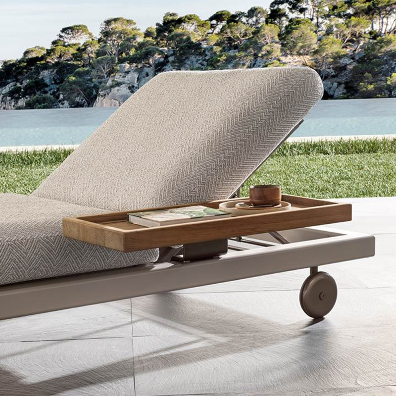 Adjustable Waterproof Fabric Poolside Lounge Chair