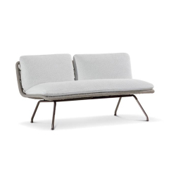 Waterproof Fabric Metal Leg Outdoor Sofa