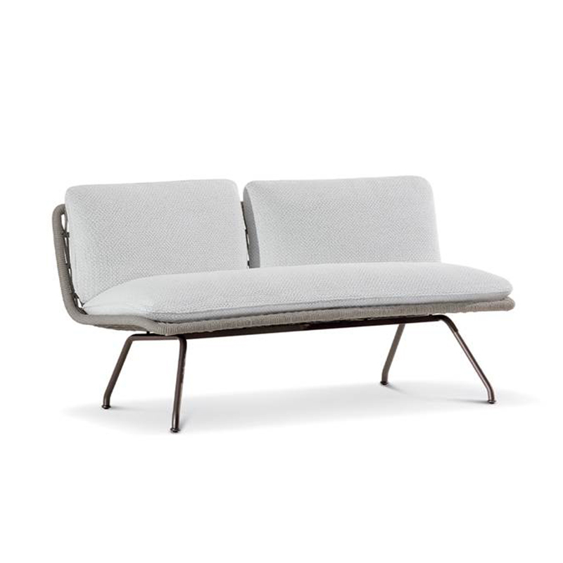 Waterproof Fabric Metal Leg Outdoor Sofa