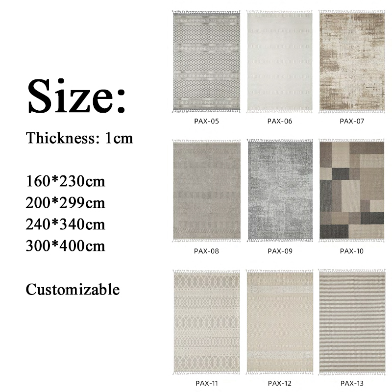 Modern carpet series with various patterns