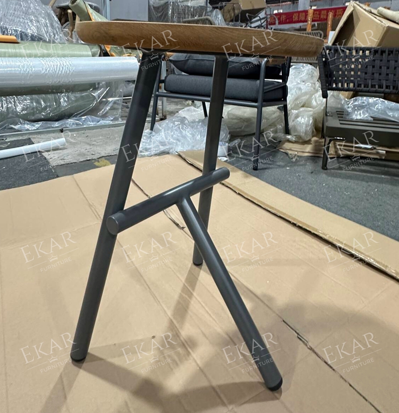 Functional and stylish outdoor corner table
