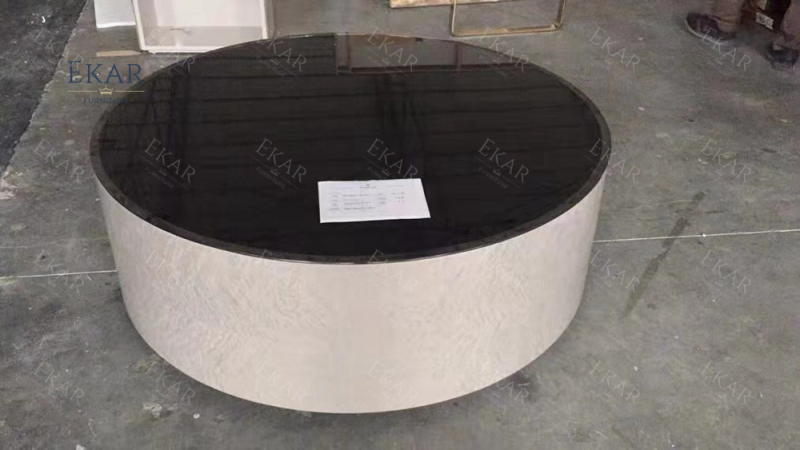 Stylish best-selling four-piece marble coffee table set