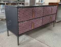 EKAR Modern Furniture - Classic Leather Bedroom Chest