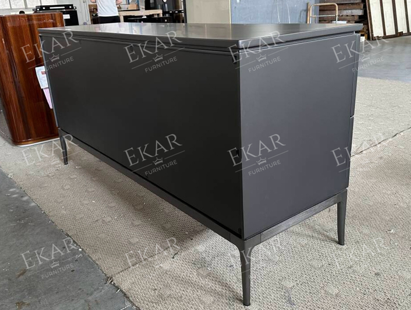 EKAR Modern Furniture - Classic Leather Bedroom Chest