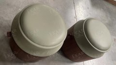 EKAR FURNITURE Light Luxury Series Leather Seat Pouf