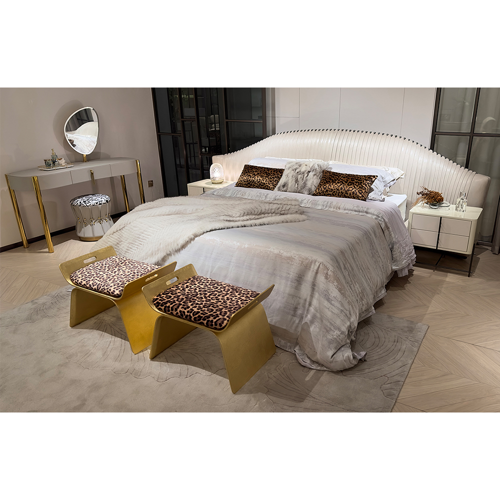 Elegant Wooden Nightstand with Modern Design