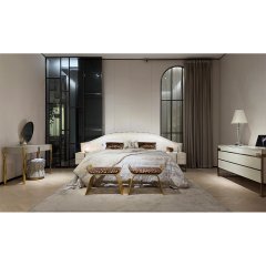 Elegant Wooden Nightstand with Modern Design