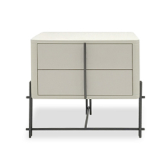 Elegant Wooden Nightstand with Modern Design