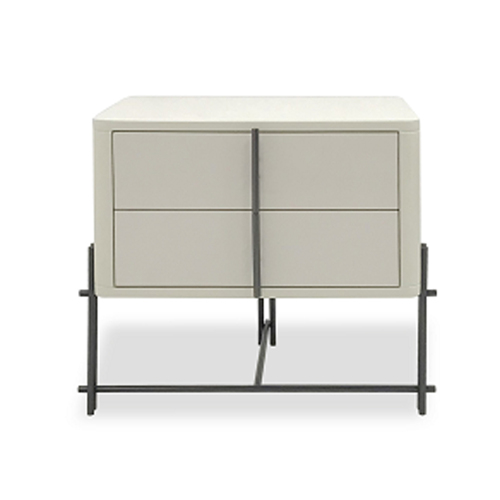 Elegant Wooden Nightstand with Modern Design