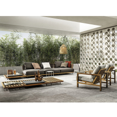 Contemporary Waterproof Armchair for Stylish Outdoor Comfort