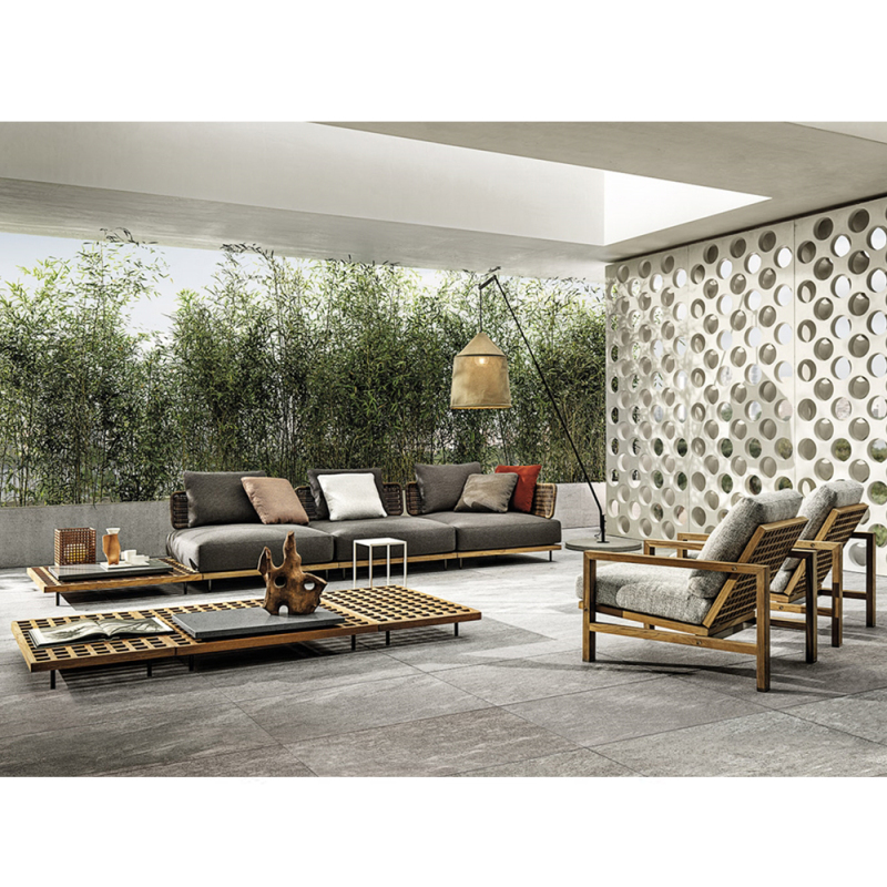 Contemporary Waterproof Armchair for Stylish Outdoor Comfort