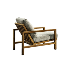 Contemporary Waterproof Armchair for Stylish Outdoor Comfort