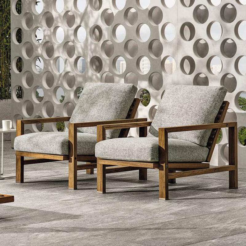 Contemporary Waterproof Armchair for Stylish Outdoor Comfort