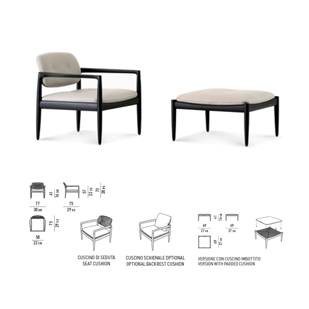 Modern Outdoor Leisure Chair – Sleek Design for Patios and Gardens
