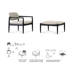 Modern Outdoor Leisure Chair – Sleek Design for Patios and Gardens