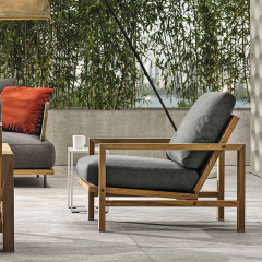 Contemporary Waterproof Armchair for Stylish Outdoor Comfort
