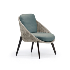 Modern Wicker Lounge Chair and Ottoman Set for Outdoor Relaxation