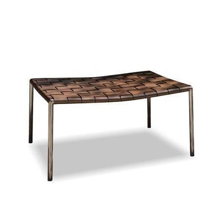 Modern waterproof wicker chair a durable square seat for patio and garden use