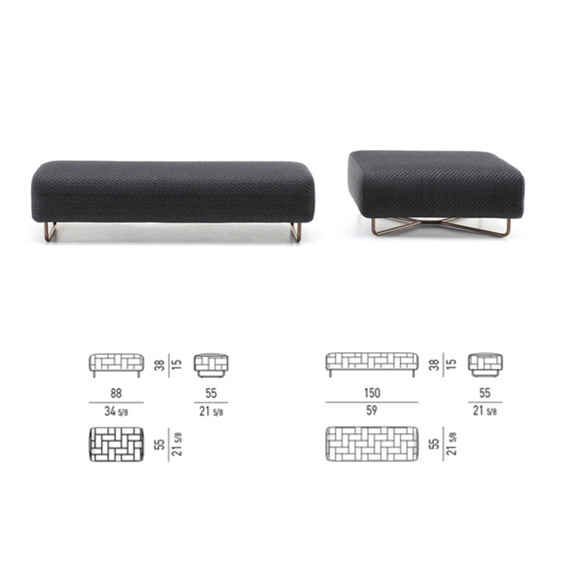 Modern Waterproof Outdoor Bench – Stylish and Durable Patio, Garden and Balcony Seating