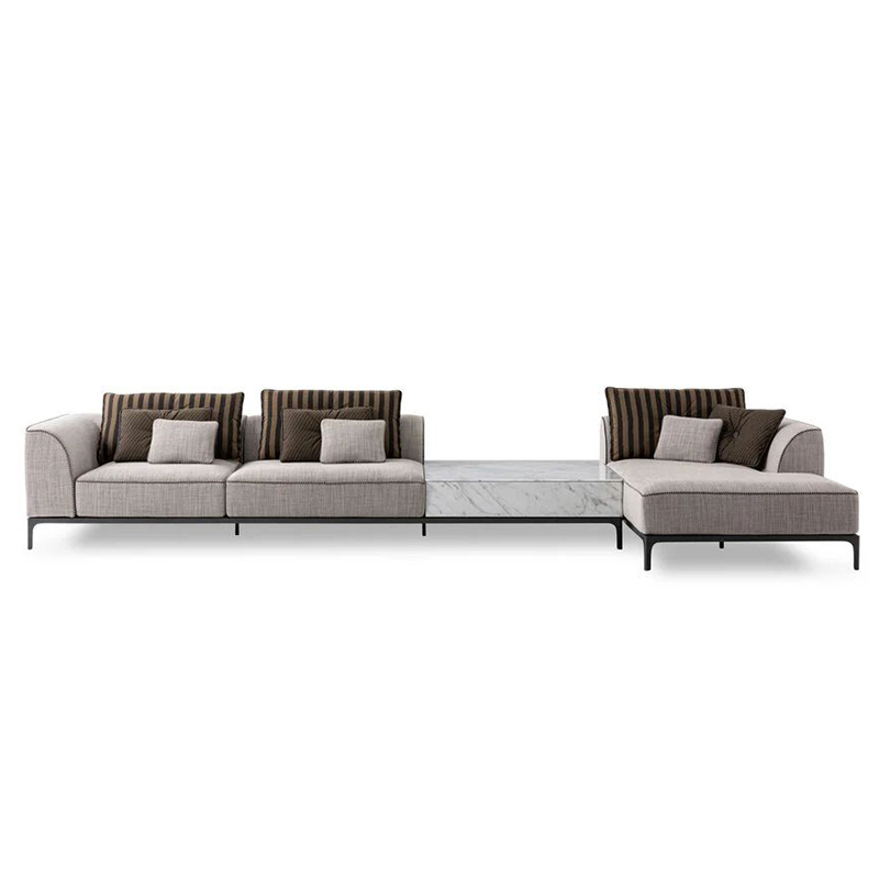 Sleek Modern Modular Fabric Sofa – Versatile Comfort for Contemporary Living