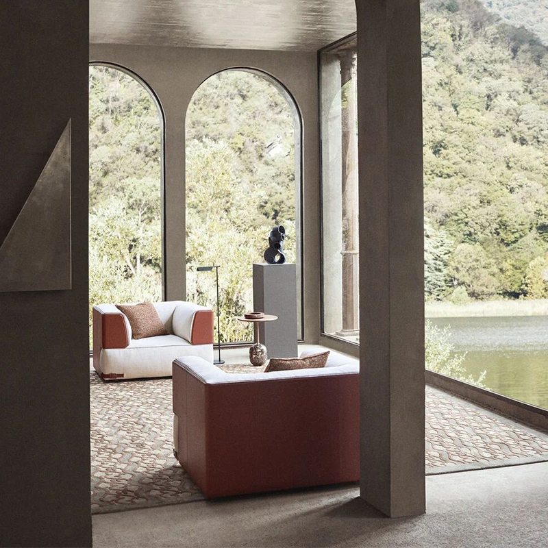 Phong cách Châu Âu hiện đại cỡ King Kích thước đệm hiện đại Giường đầu giường