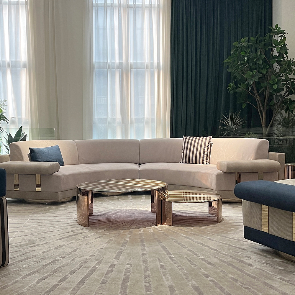 Modern Round Metal Coffee Table – Sleek and Versatile Design for Contemporary Living Spaces
