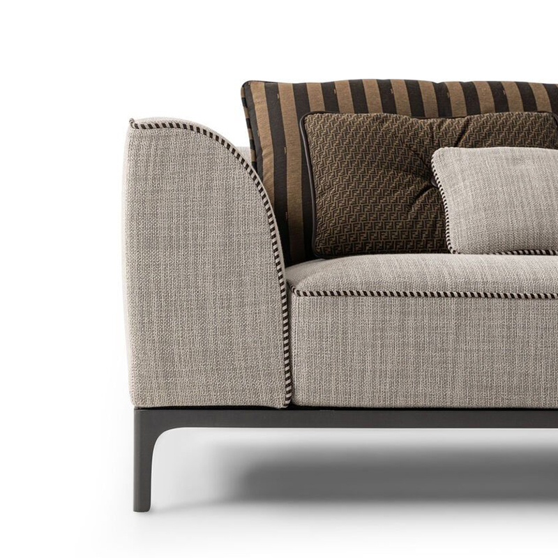 Sleek Modern Modular Fabric Sofa – Versatile Comfort for Contemporary Living