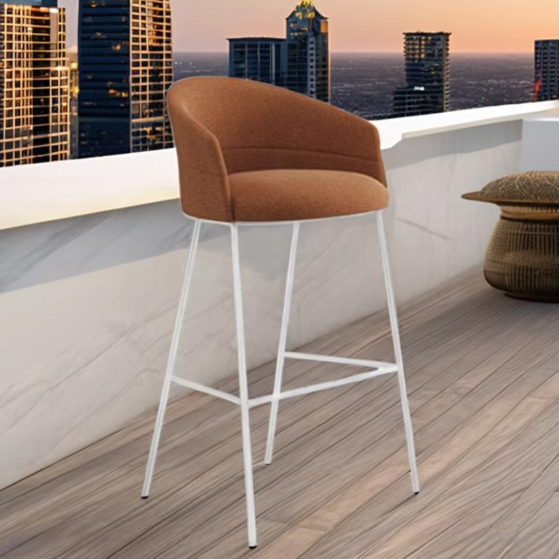 Modern Bar Stool – Sleek Design with Durable Metal and Natural Materials