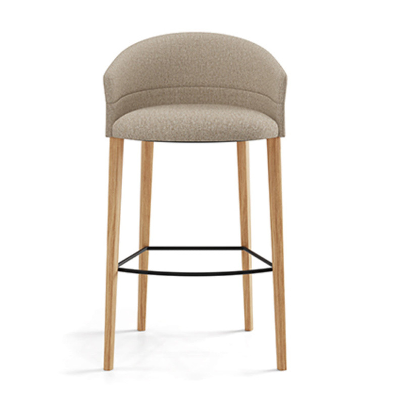 Modern Bar Stool – Sleek Design with Durable Metal and Natural Materials