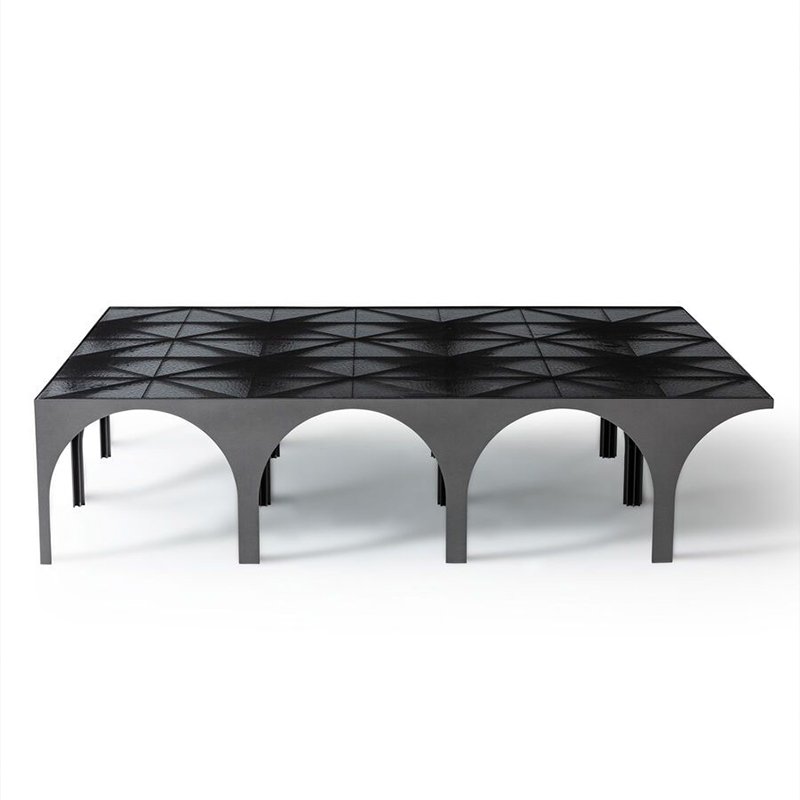 Creative Irregular Metal Coffee Table – Sleek Design for Contemporary Spaces