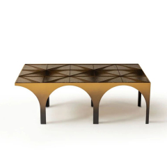Creative Irregular Metal Coffee Table – Sleek Design for Contemporary Spaces