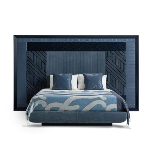 Modern Widescreen Velvet Bed – Luxurious Comfort and Style for Bedrooms