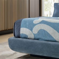 Modern Widescreen Velvet Bed – Luxurious Comfort and Style for Bedrooms