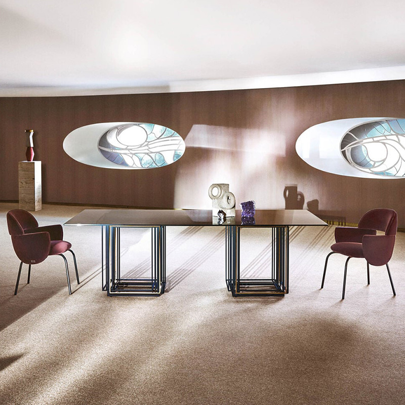 Modern Rectangular Dining Table – Sleek Design with a Durable Finish