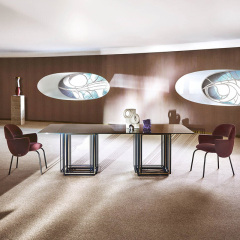 Modern Rectangular Dining Table – Sleek Design with a Durable Finish