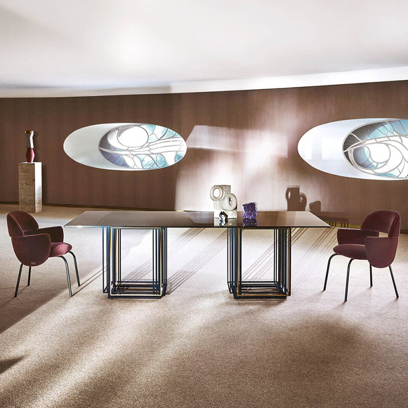 Modern Rectangular Dining Table – Sleek Design with a Durable Finish