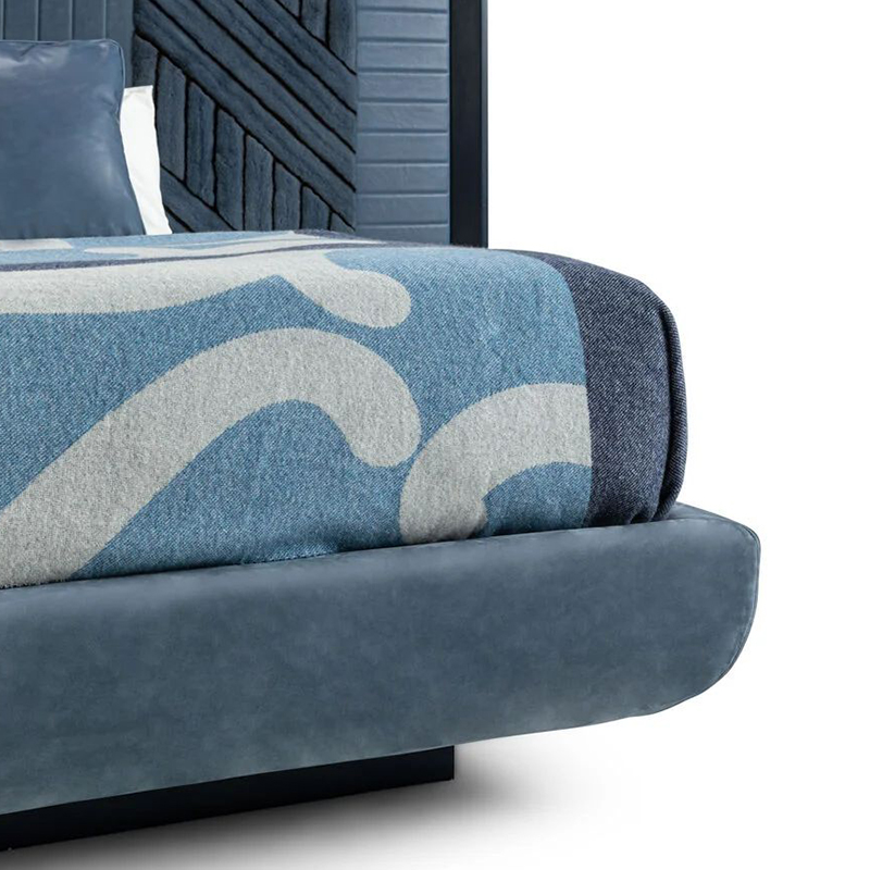 Modern Widescreen Velvet Bed – Luxurious Comfort and Style for Bedrooms