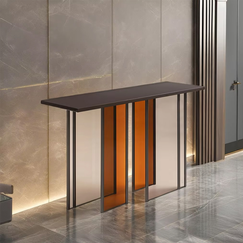 Modern Glass Hallway Cabinet – Sleek Design for Elegant Display and Storage