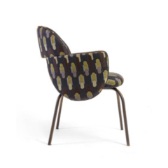 Modern Fabric Armless Dining Chair – Sleek, Minimalist Design for Comfort
