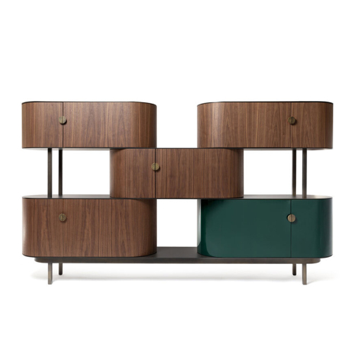 Modern Wooden Hallway Cabinet – Sleek Design with Ample Storage and Elegance